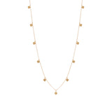 Gargantilha Longa Corações ouro 18k