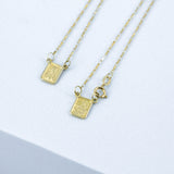 Escapulário com fecho ouro 18k