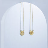 Escapulário São Bento ouro 18k