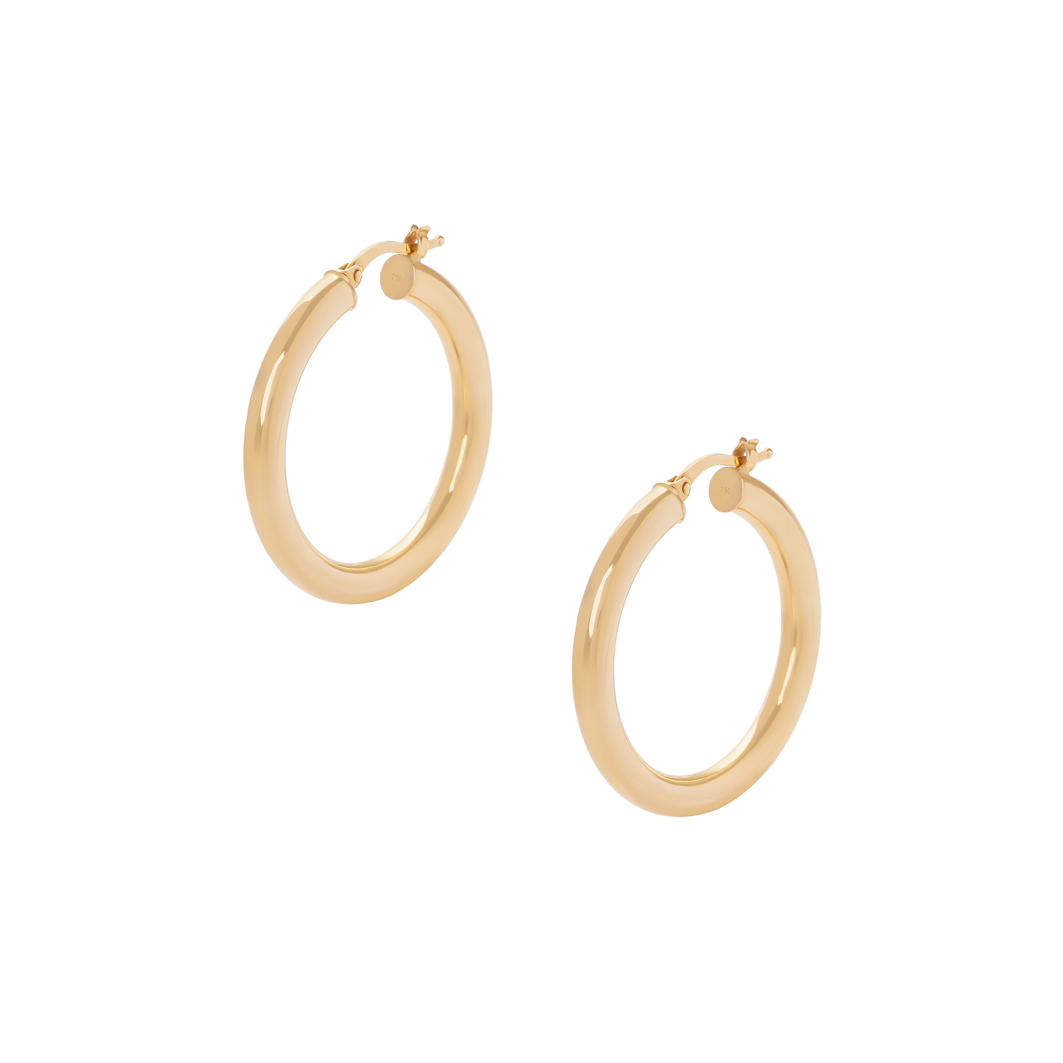 Brinco argola Alanya em Ouro 18k