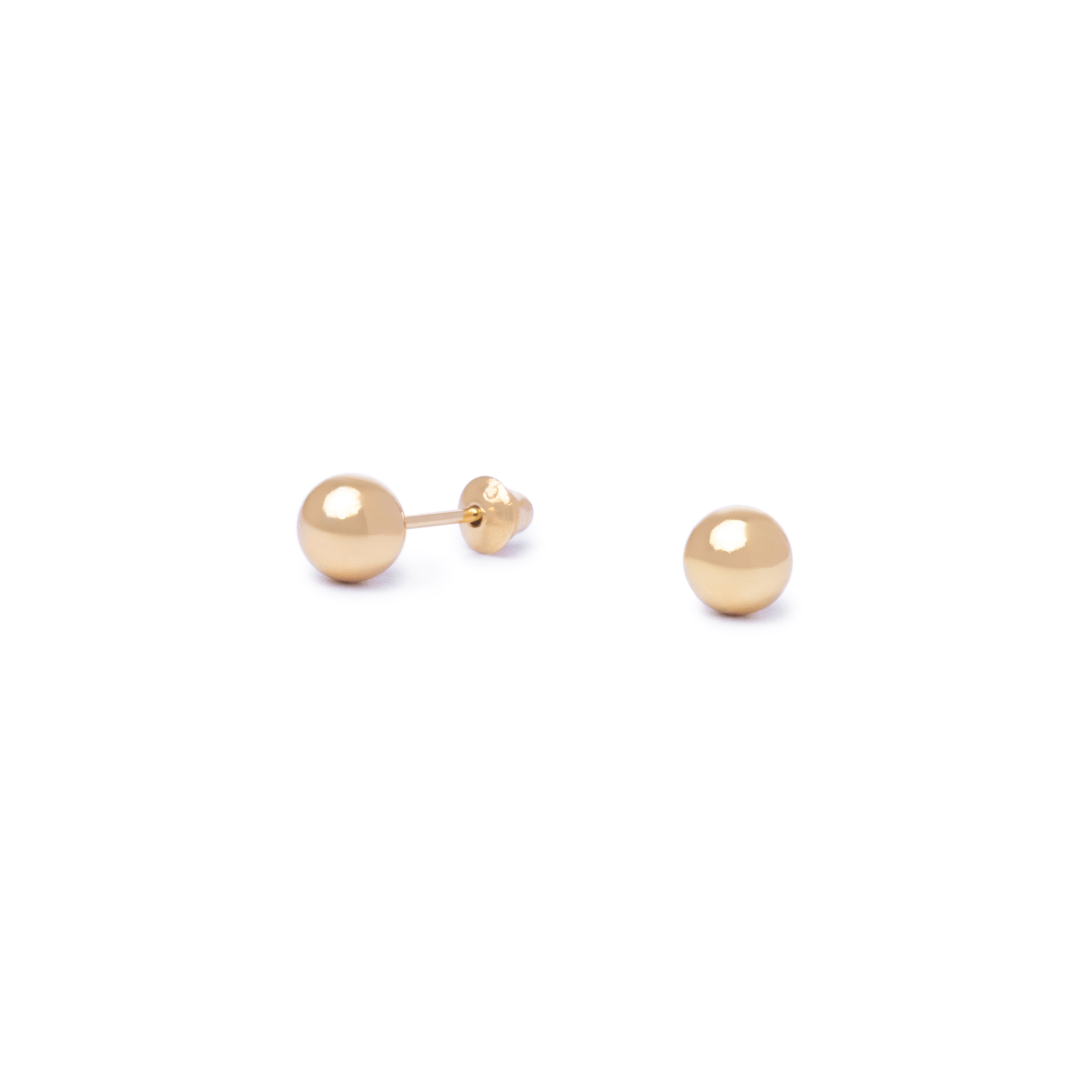 Brinco Petit Bolinha ouro 18k