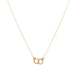 Gargantilha Algemas ouro 18k