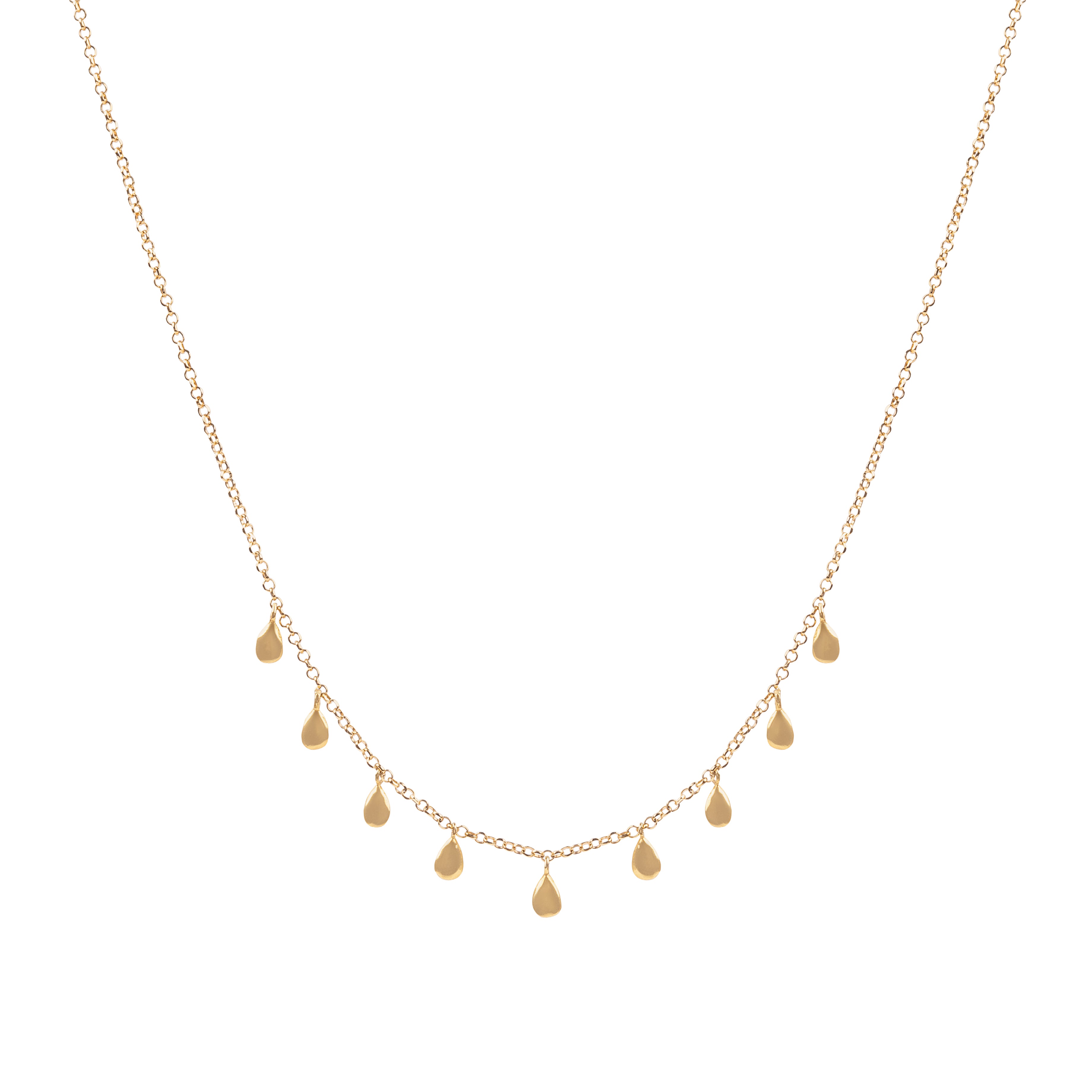 Gargantilha Gotinhas ouro 18k