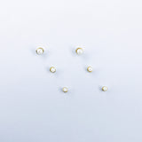 Brinco Petit Perola Rococó ouro 18k