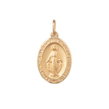 Medalha Milagrosa de Nossa Senhora das Graças em ouro 18k