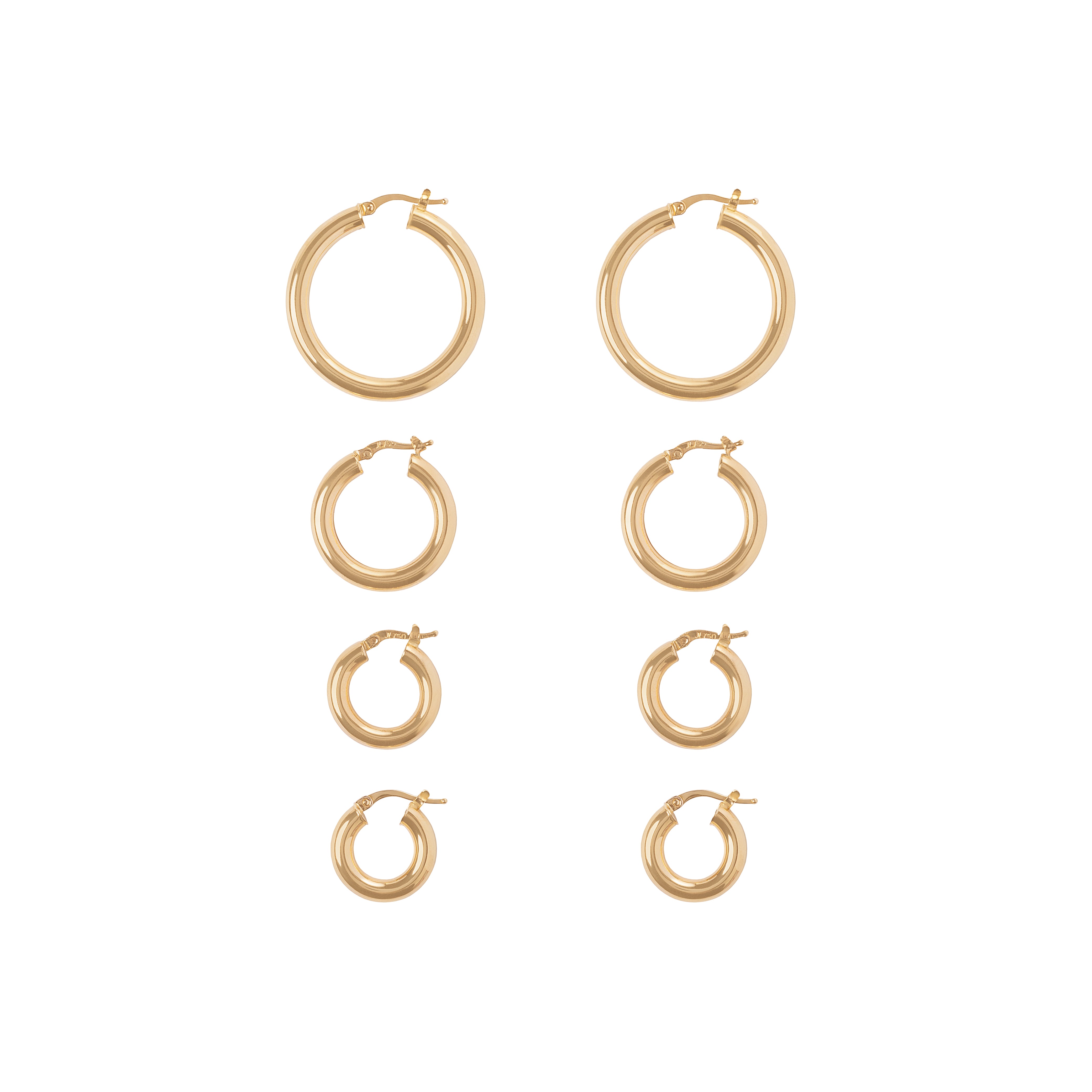 Brinco argola Alanya em Ouro 18k