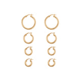 Brinco argola Alanya em Ouro 18k