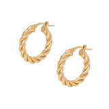 Brinco argola Genebra em Ouro 18k