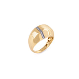 Anel Fugi ouro 18k