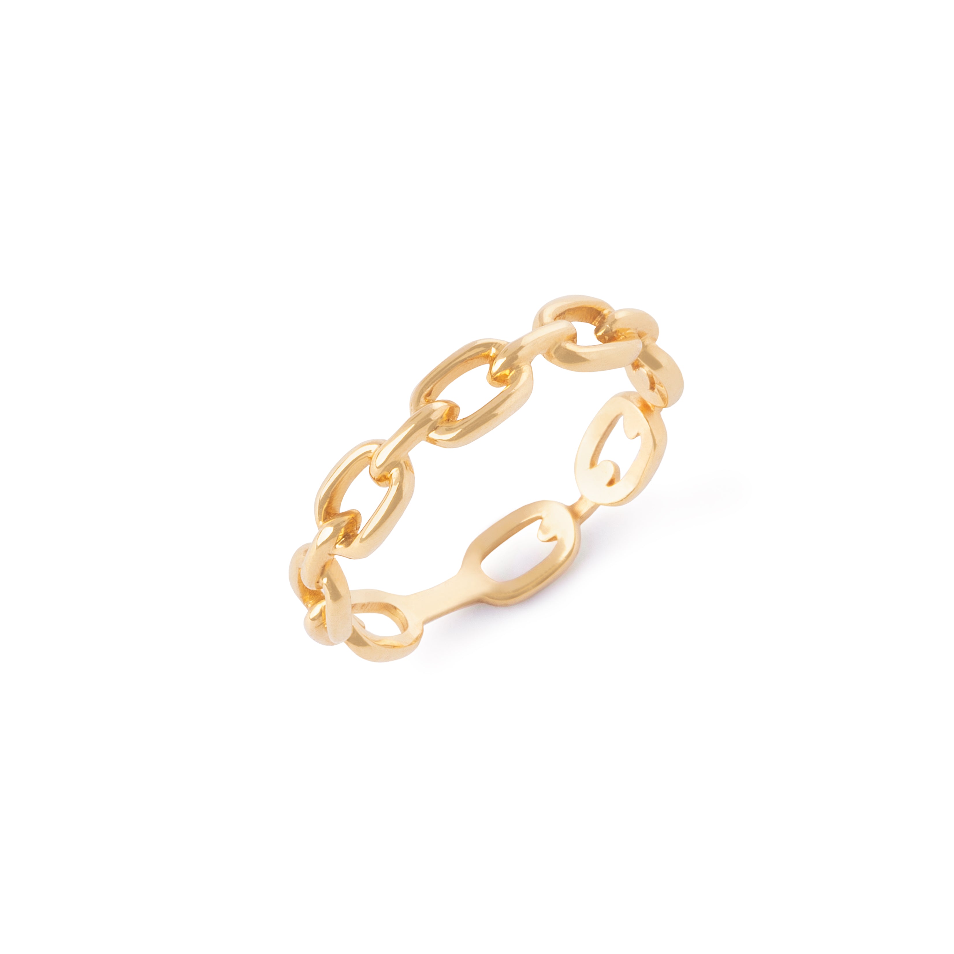 Anel Corrente ouro 18k