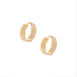 Brinco Argolinha Orbe ouro 18k