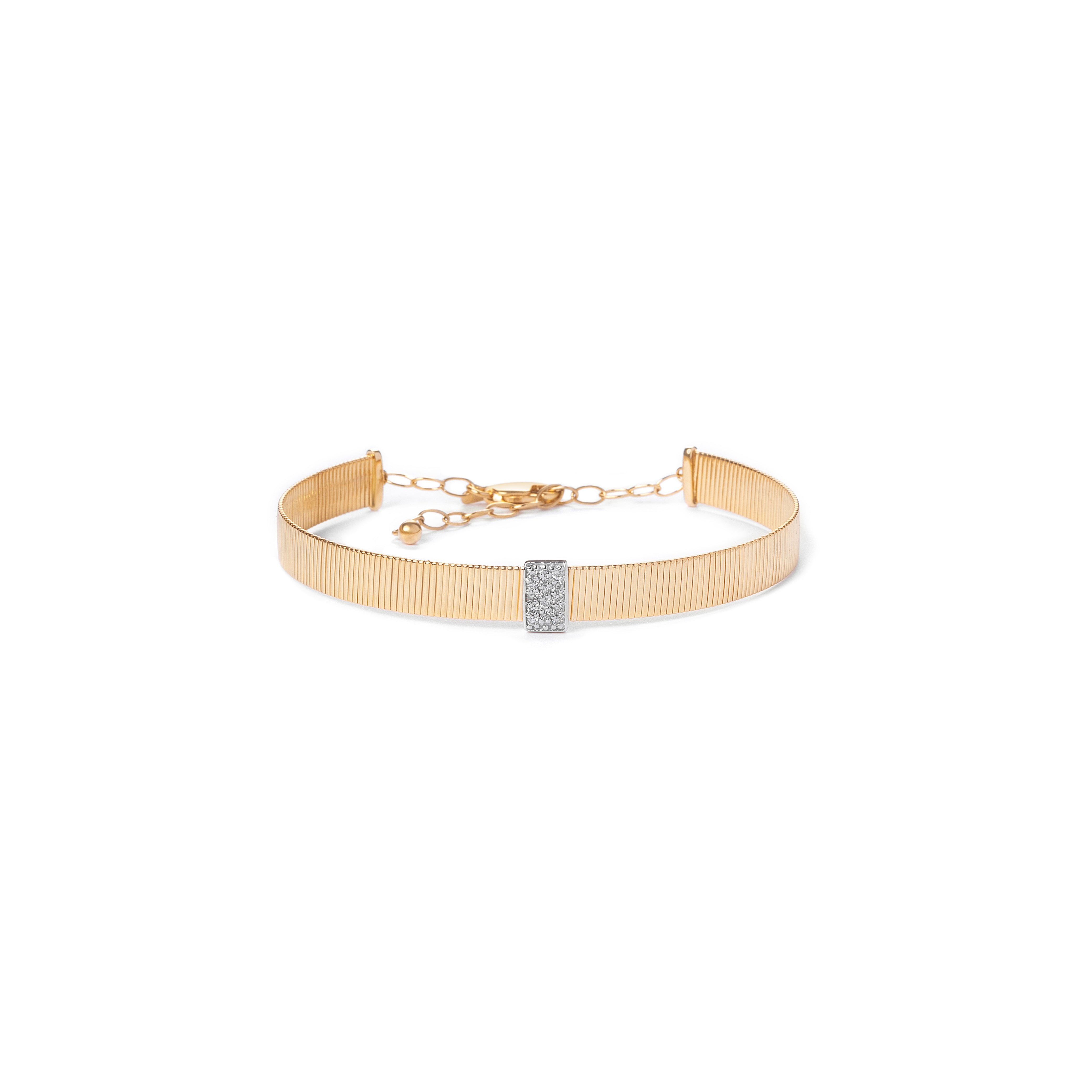 Pulseira Bracelete Katerini ouro 18k