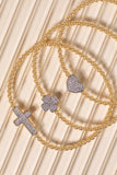 Pulseira Sitges Cruz ouro 18k