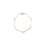 Pulseira Petit Bolinhas ouro 18k